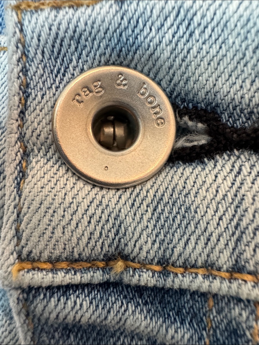 Rag & Bone Cut Off Raw Hem High Rise distressed Jeans size 29 size 8 - Picture 4 of 9